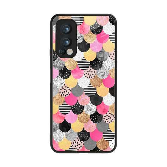 Mermaid Glow back phone cover | glass case for oneplus nord 2