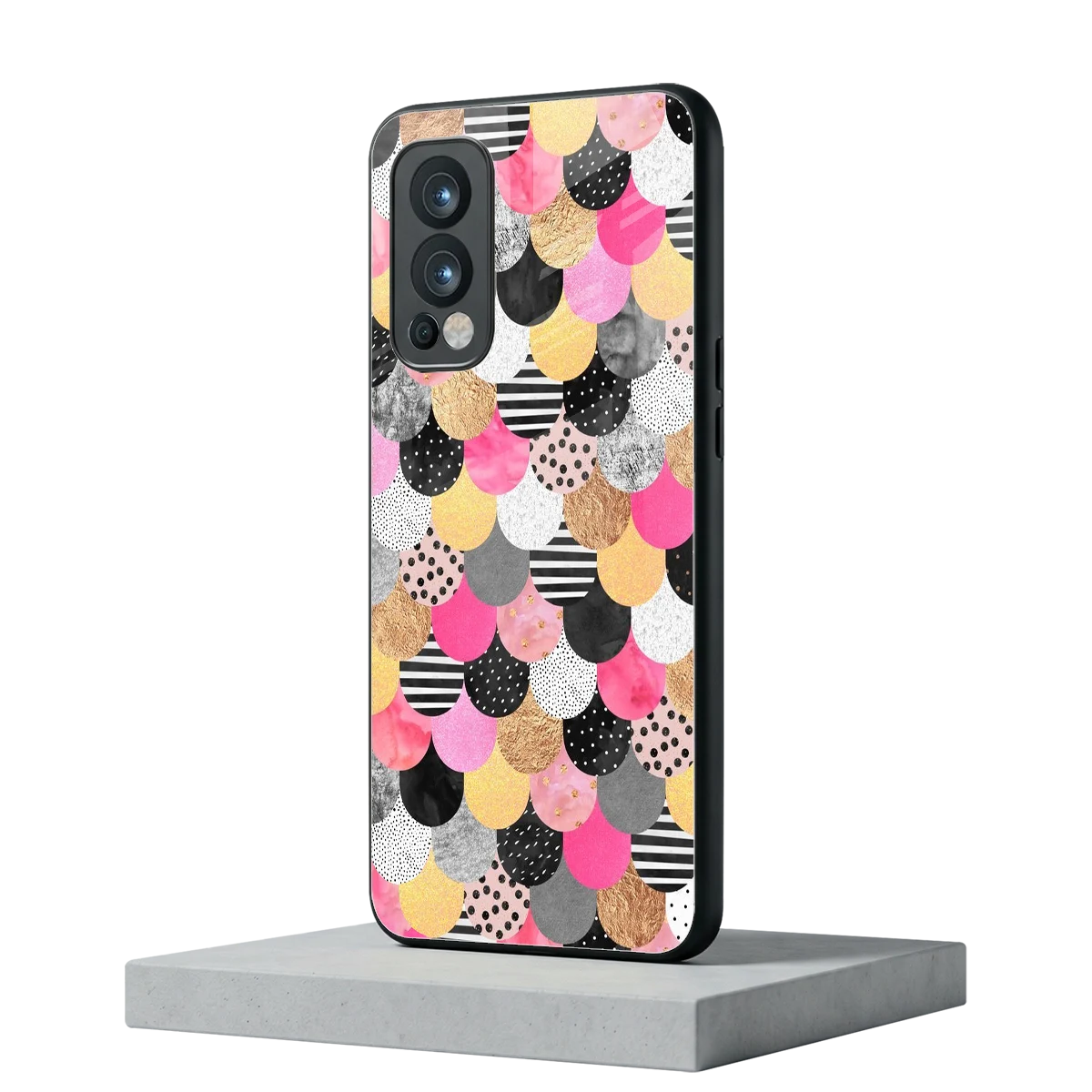 Mermaid Glow oneplus nord 2 mobile cover | shockproof glass phone case
