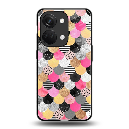 Mermaid Glow back phone cover | glass case for oneplus nord 3