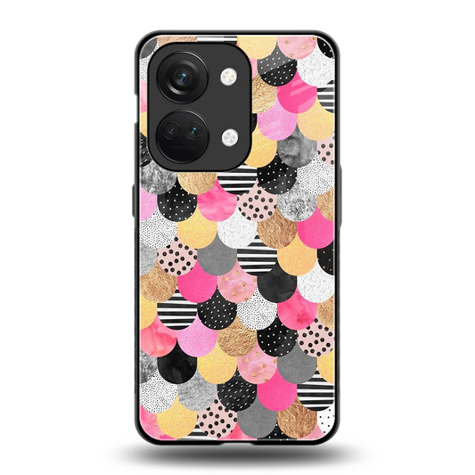 Mermaid Glow back phone cover | glass case for oneplus nord 3