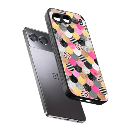 Mermaid Glow sleek oneplus nord 4 cover with tempered glass back and TPU edges