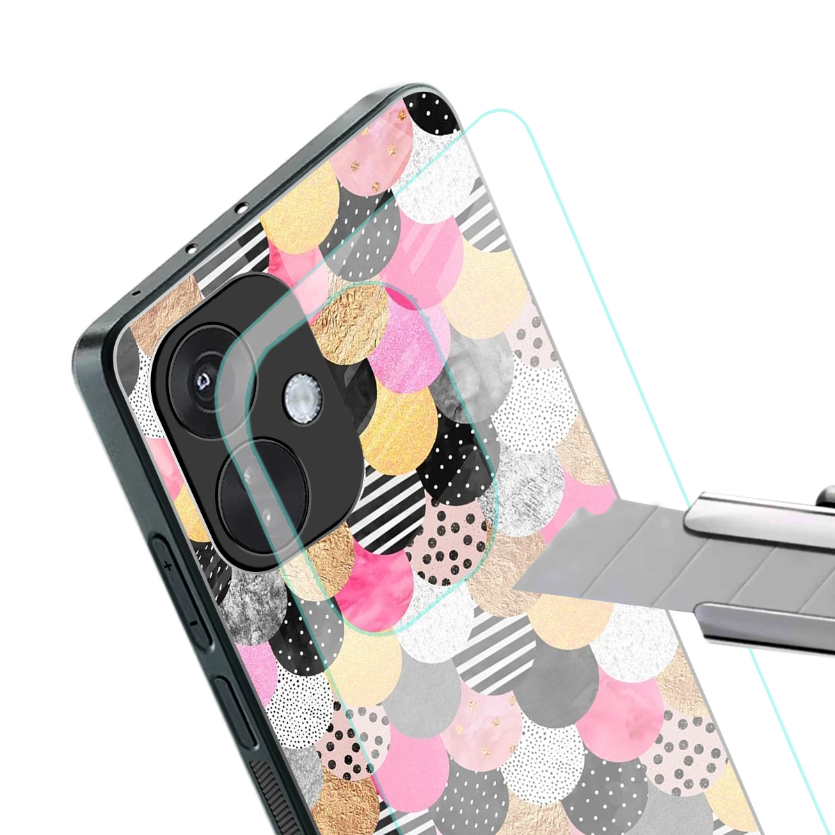 Mermaid Glow stylish phone case for oneplus nord ce 3 | glossy glass and slim fit