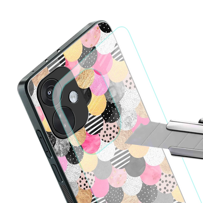 Mermaid Glow stylish phone case for oneplus nord ce 3 | glossy glass and slim fit