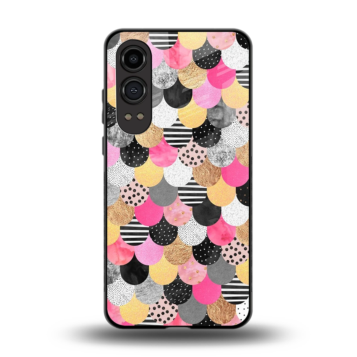 Mermaid Glow back phone cover | glass case for oneplus nord ce 4 lite