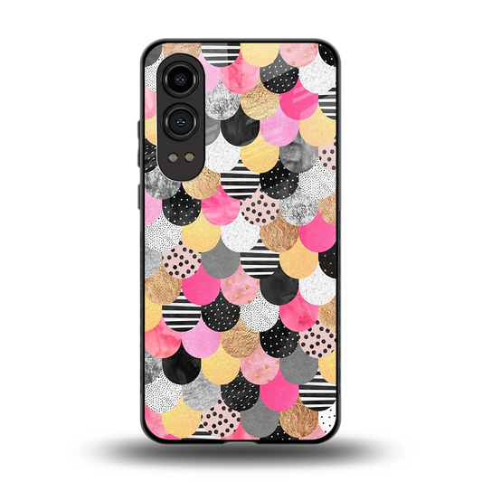 Mermaid Glow back phone cover | glass case for oneplus nord ce 4 lite