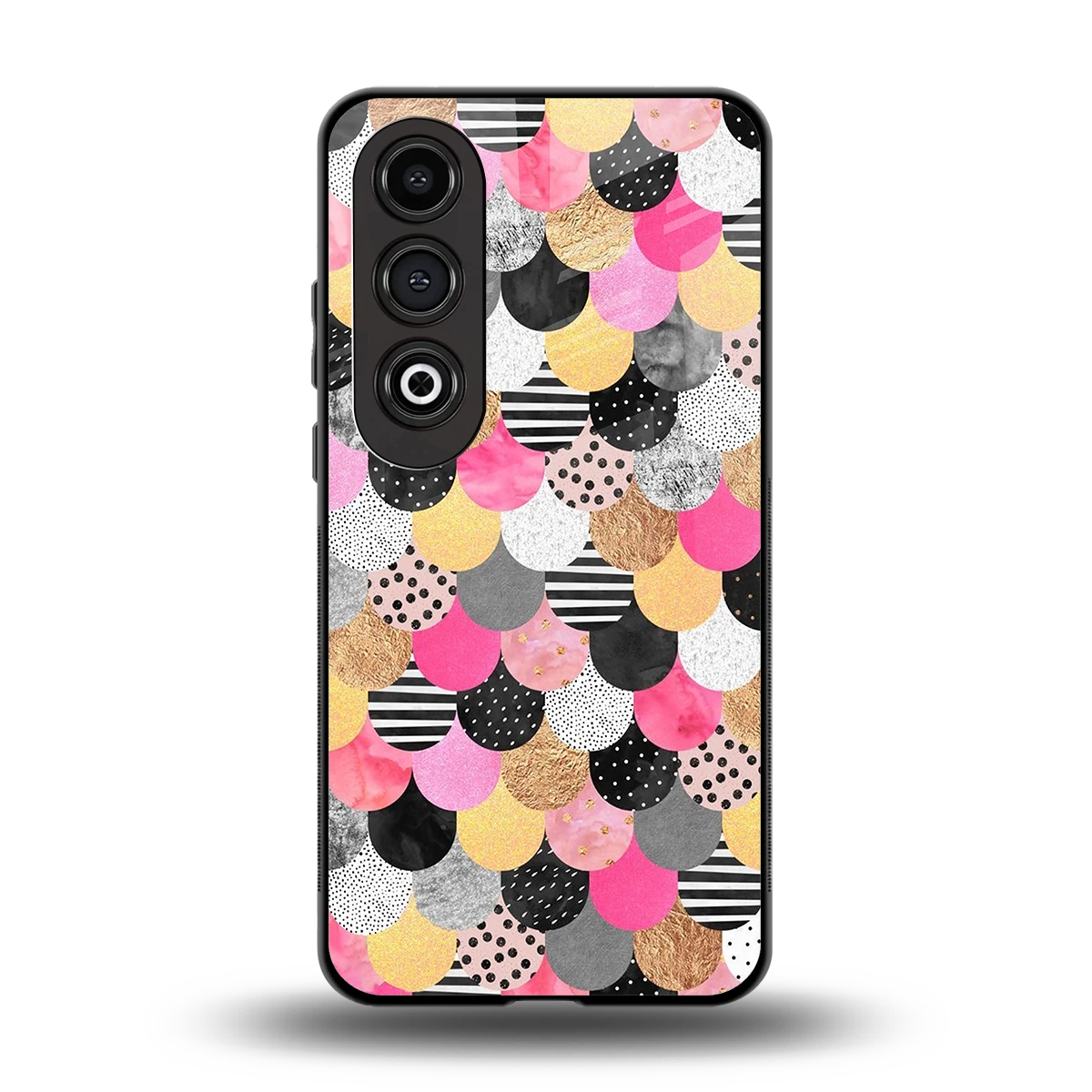 Mermaid Glow back phone cover | glass case for oneplus nord ce 4