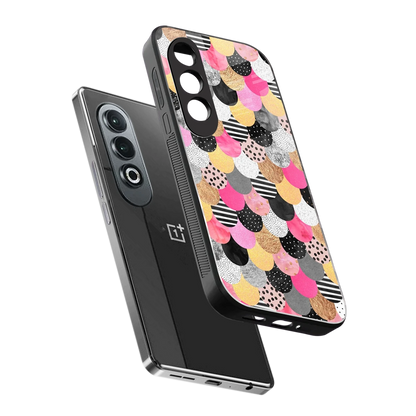 Mermaid Glow sleek oneplus nord ce 4 cover with tempered glass back and TPU edges