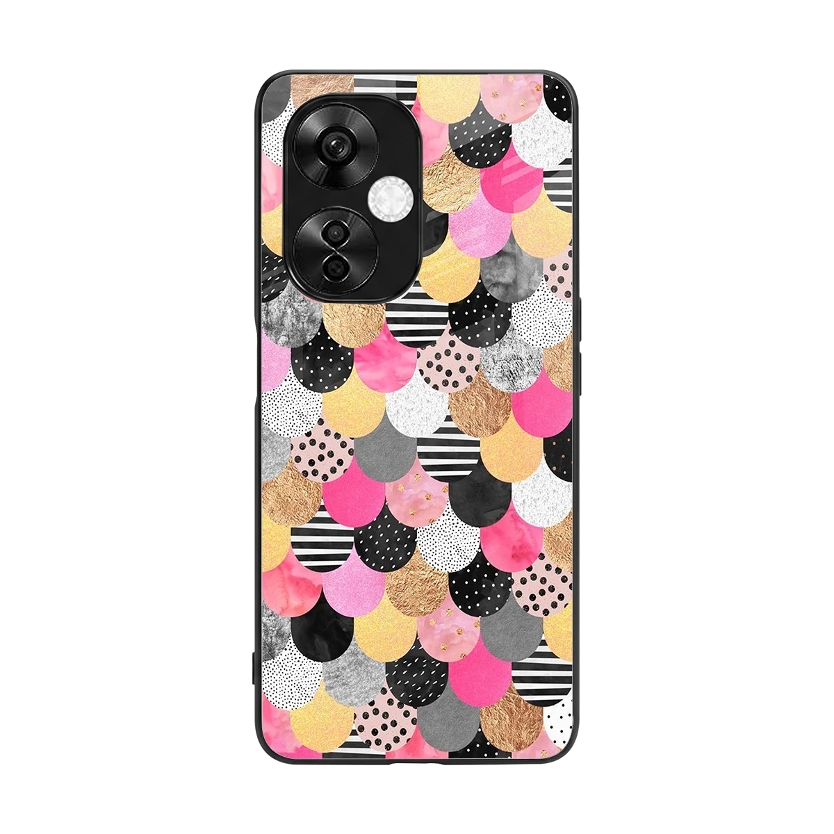 Mermaid Glow back phone cover | glass case for oneplus nord ce 3 lite