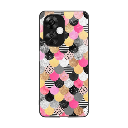 Mermaid Glow back phone cover | glass case for oneplus nord ce 3 lite