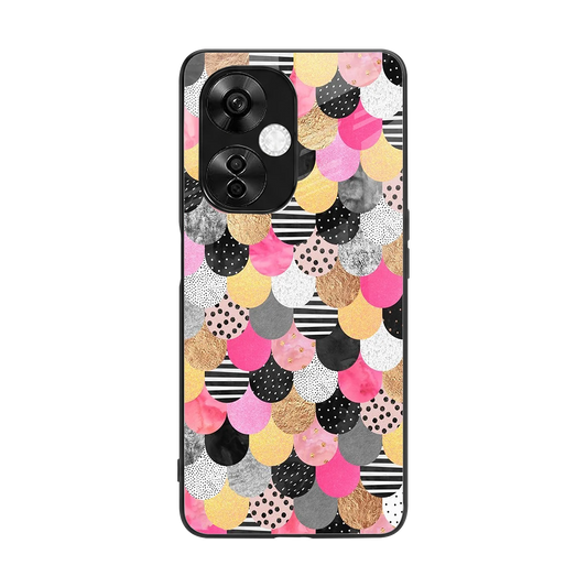 Mermaid Glow back phone cover | glass case for oneplus nord ce 3 lite