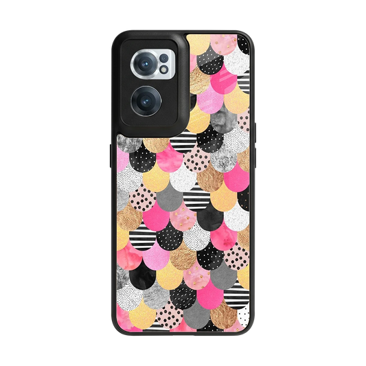 Mermaid Glow back phone cover | glass case for oneplus nord ce 2