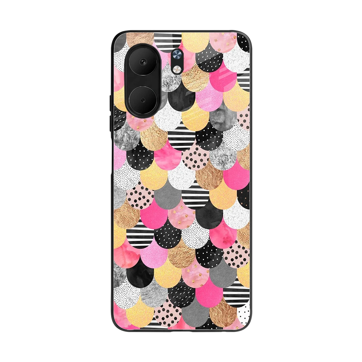Mermaid Glow back phone cover | glass case for oppo a5x 5g