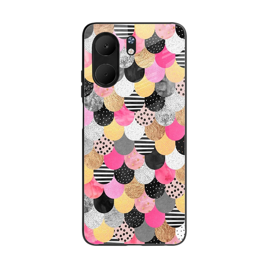 Mermaid Glow back phone cover | glass case for oppo a5x 5g