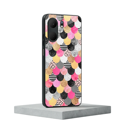 Mermaid Glow oppo a5x 5g mobile cover | shockproof glass phone case