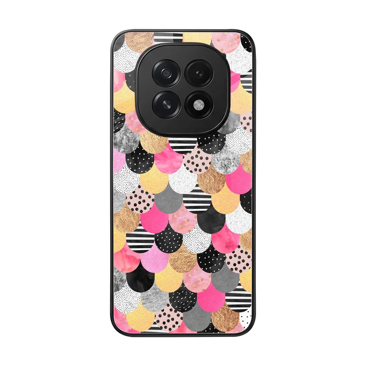 Mermaid Glow back phone cover | glass case for oppo f29 5g
