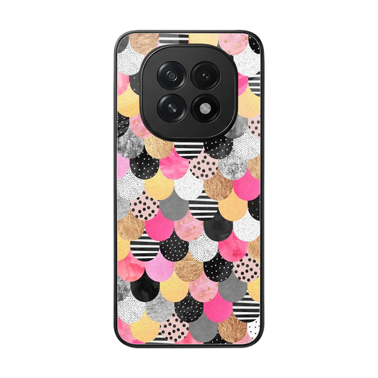 Mermaid Glow back phone cover | glass case for oppo f29 5g