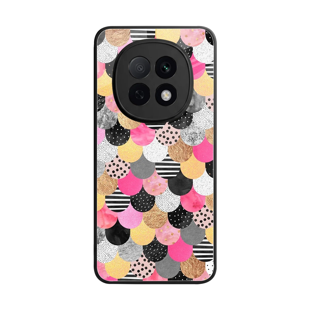 Mermaid Glow back phone cover | glass case for oppo f29 pro 5g