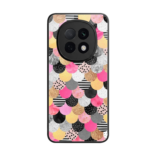 Mermaid Glow back phone cover | glass case for oppo f29 pro 5g
