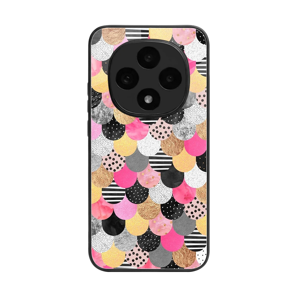 Mermaid Glow back phone cover | glass case for oppo f31 pro 5g