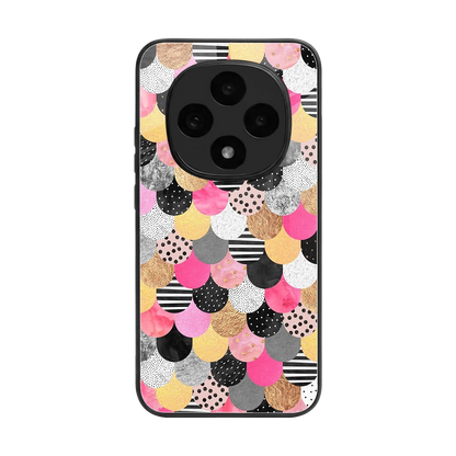 Mermaid Glow back phone cover | glass case for oppo f31 pro 5g