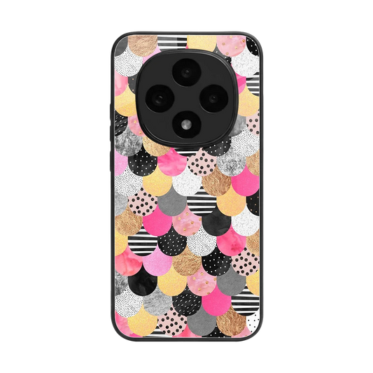 Mermaid Glow back phone cover | glass case for oppo f31 pro 5g