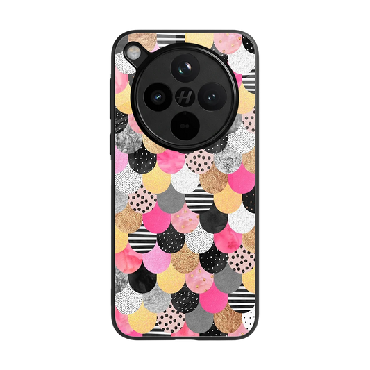 Mermaid Glow back phone cover | glass case for oppo find x8