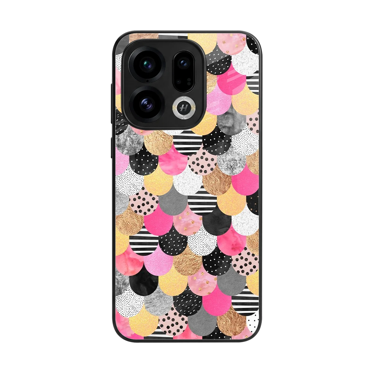 Mermaid Glow back phone cover | glass case for oppo find x9