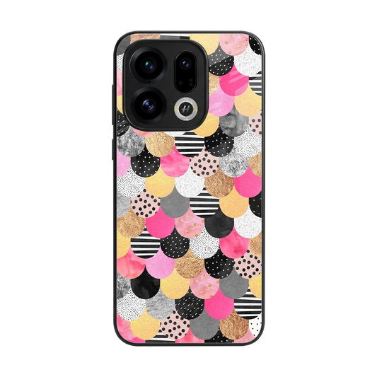 Mermaid Glow back phone cover | glass case for oppo find x9