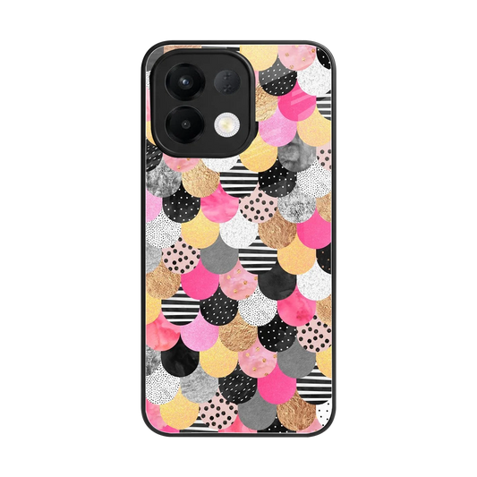 Mermaid Glow back phone cover | glass case for oppo k13 5g