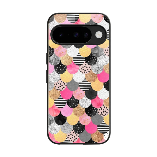 Mermaid Glow back phone cover | glass case for google pixel 10