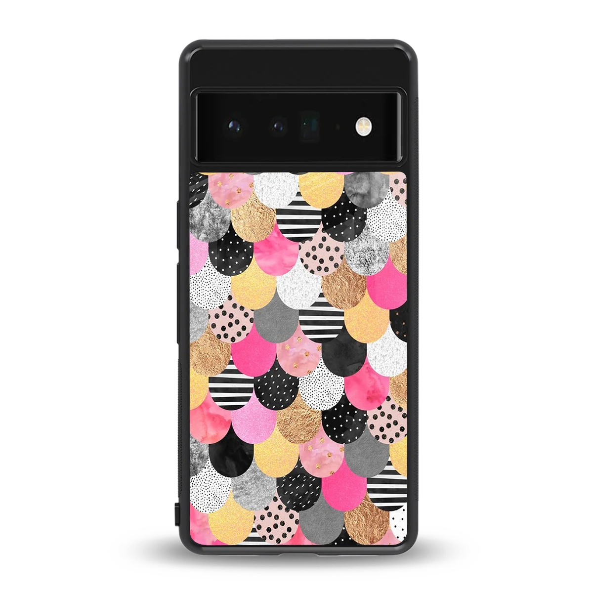 Mermaid Glow back phone cover | glass case for google pixel 6 pro