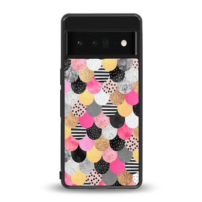 Mermaid Glow back phone cover | glass case for google pixel 6 pro