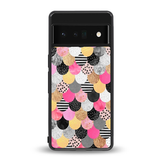 Mermaid Glow back phone cover | glass case for google pixel 6 pro