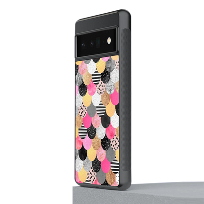 Mermaid Glow stylish phone case for google pixel 6 pro | glossy glass and slim fit