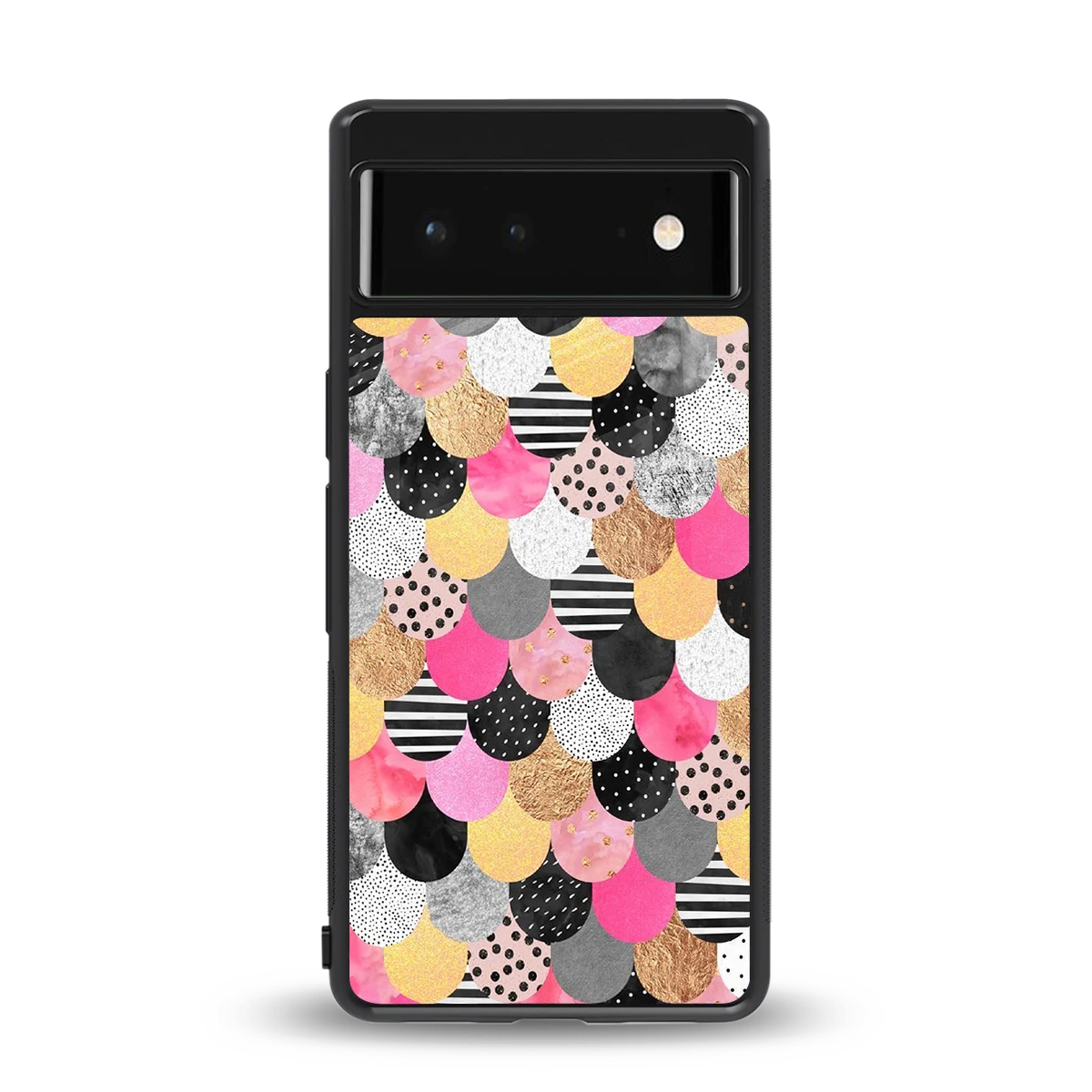 Mermaid Glow back phone cover | glass case for google pixel 6