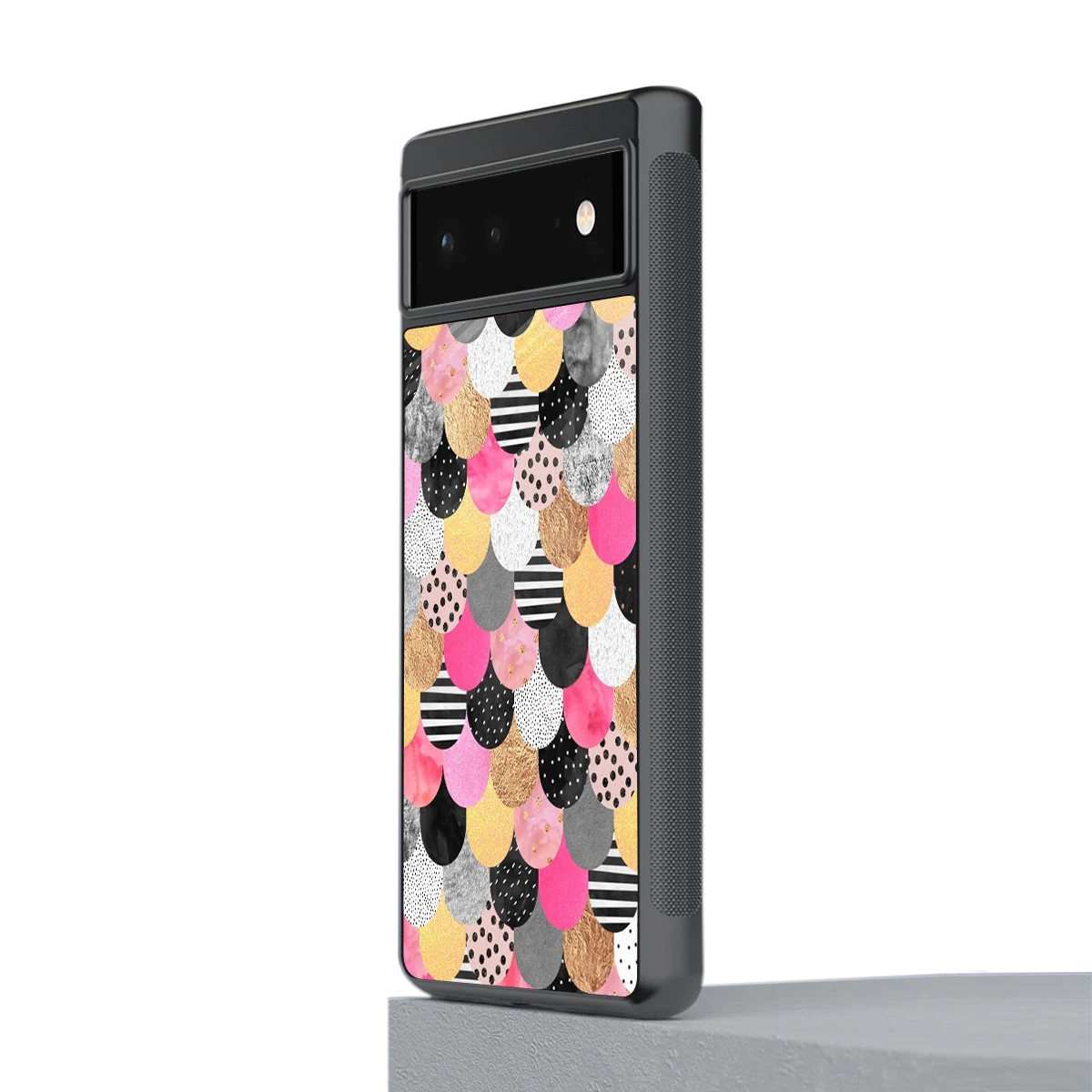 Mermaid Glow stylish phone case for google pixel 6 | glossy glass and slim fit