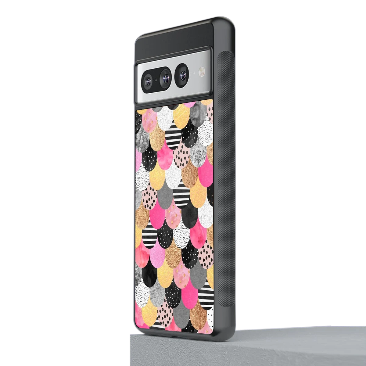 Mermaid Glow stylish phone case for google pixel 7 pro | glossy glass and slim fit