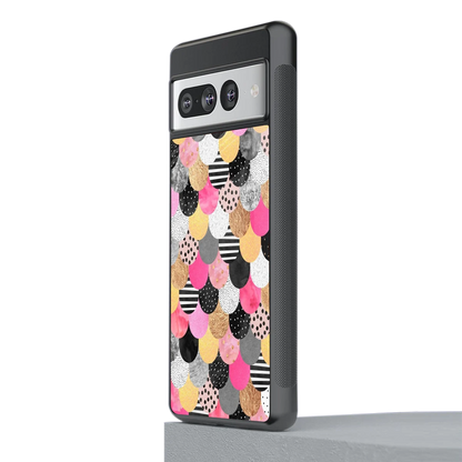 Mermaid Glow stylish phone case for google pixel 7 pro | glossy glass and slim fit