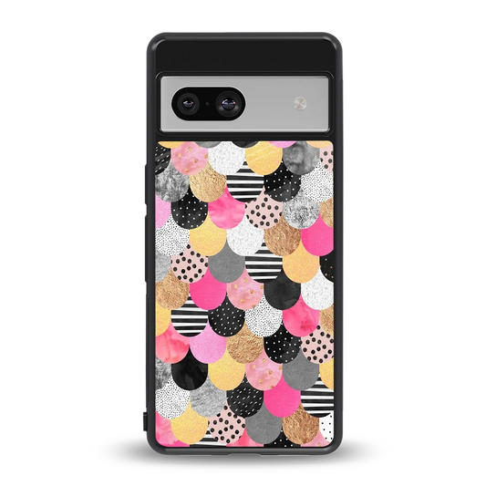 Mermaid Glow back phone cover | glass case for google pixel 7