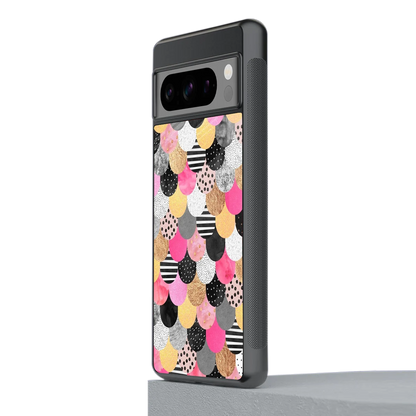 Mermaid Glow stylish phone case for google pixel 8 pro | glossy glass and slim fit