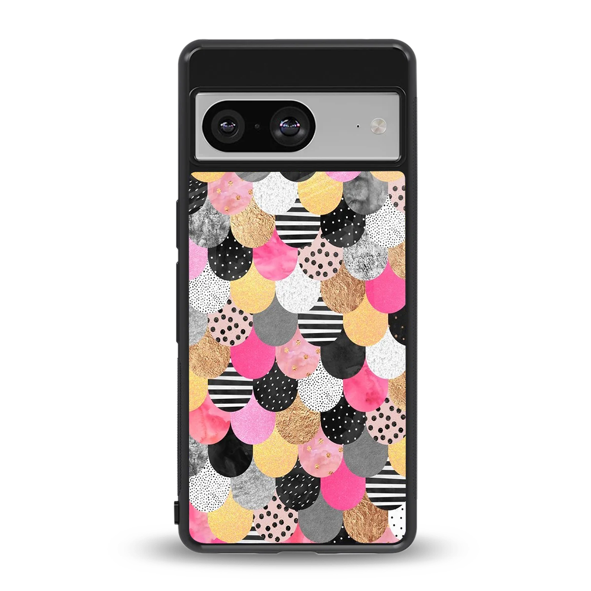 Mermaid Glow back phone cover | glass case for google pixel 8