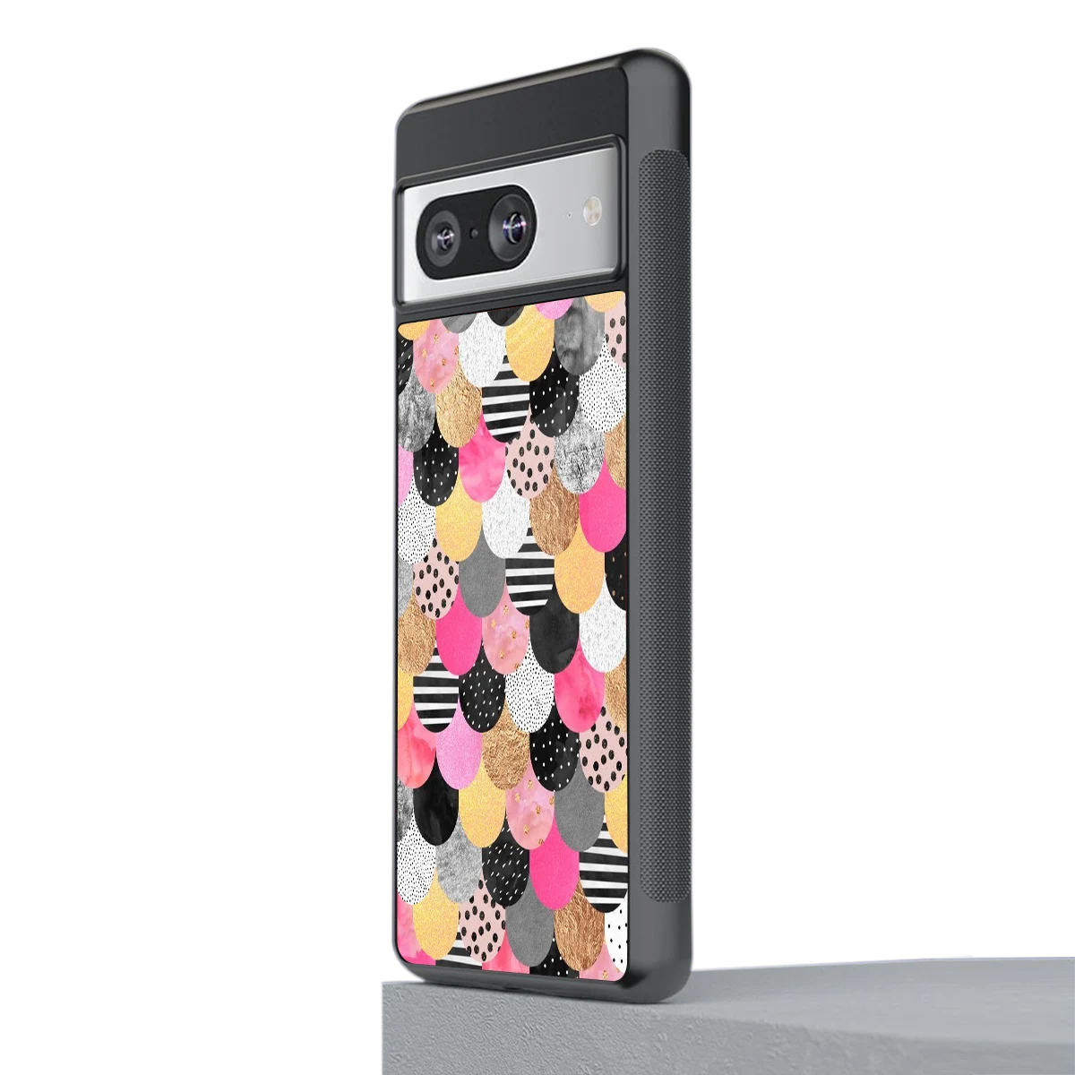 Mermaid Glow stylish phone case for google pixel 8 | glossy glass and slim fit
