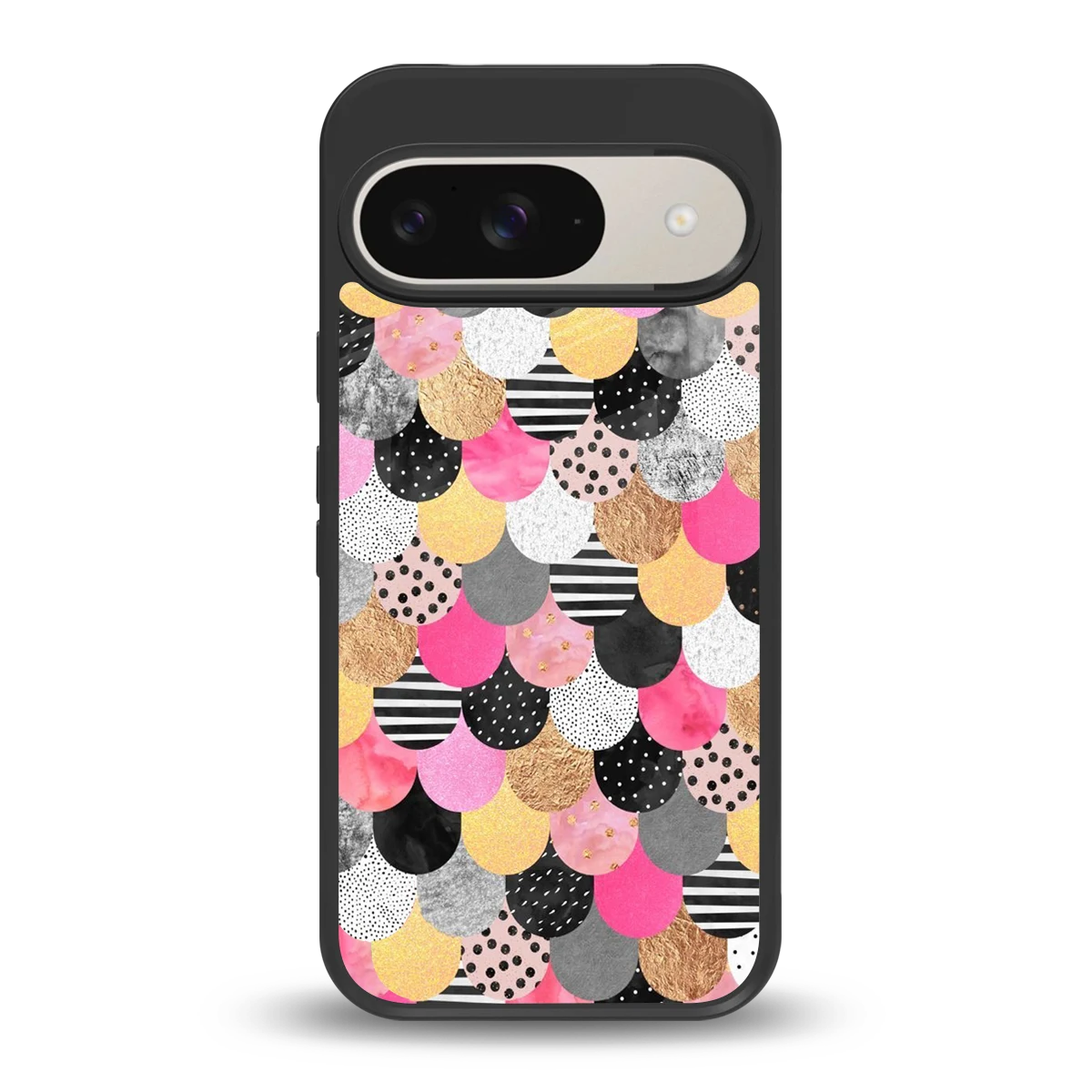 Mermaid Glow back phone cover | glass case for google pixel 9