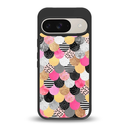 Mermaid Glow back phone cover | glass case for google pixel 9