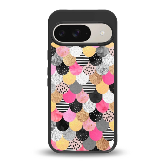 Mermaid Glow back phone cover | glass case for google pixel 9