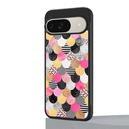 Mermaid Glow google pixel 9 mobile cover | shockproof glass phone case