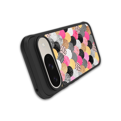 Mermaid Glow stylish phone case for google pixel 9 | glossy glass and slim fit