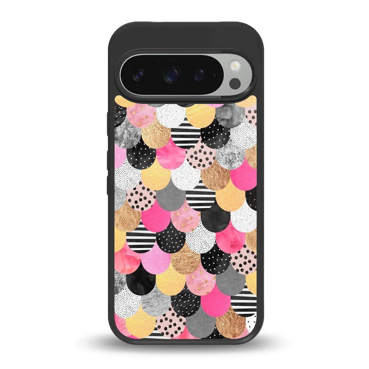 Mermaid Glow back phone cover | glass case for google pixel 9 pro