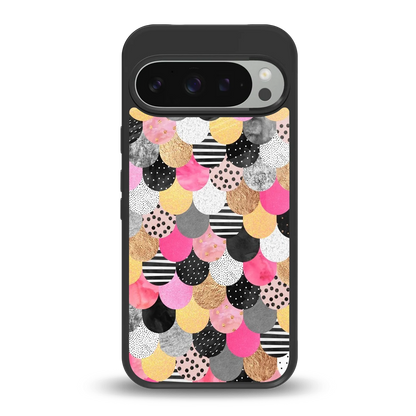 Mermaid Glow back phone cover | glass case for google pixel 9 pro