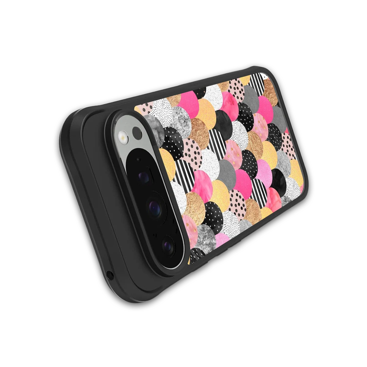 Mermaid Glow stylish phone case for google pixel 9 pro | glossy glass and slim fit